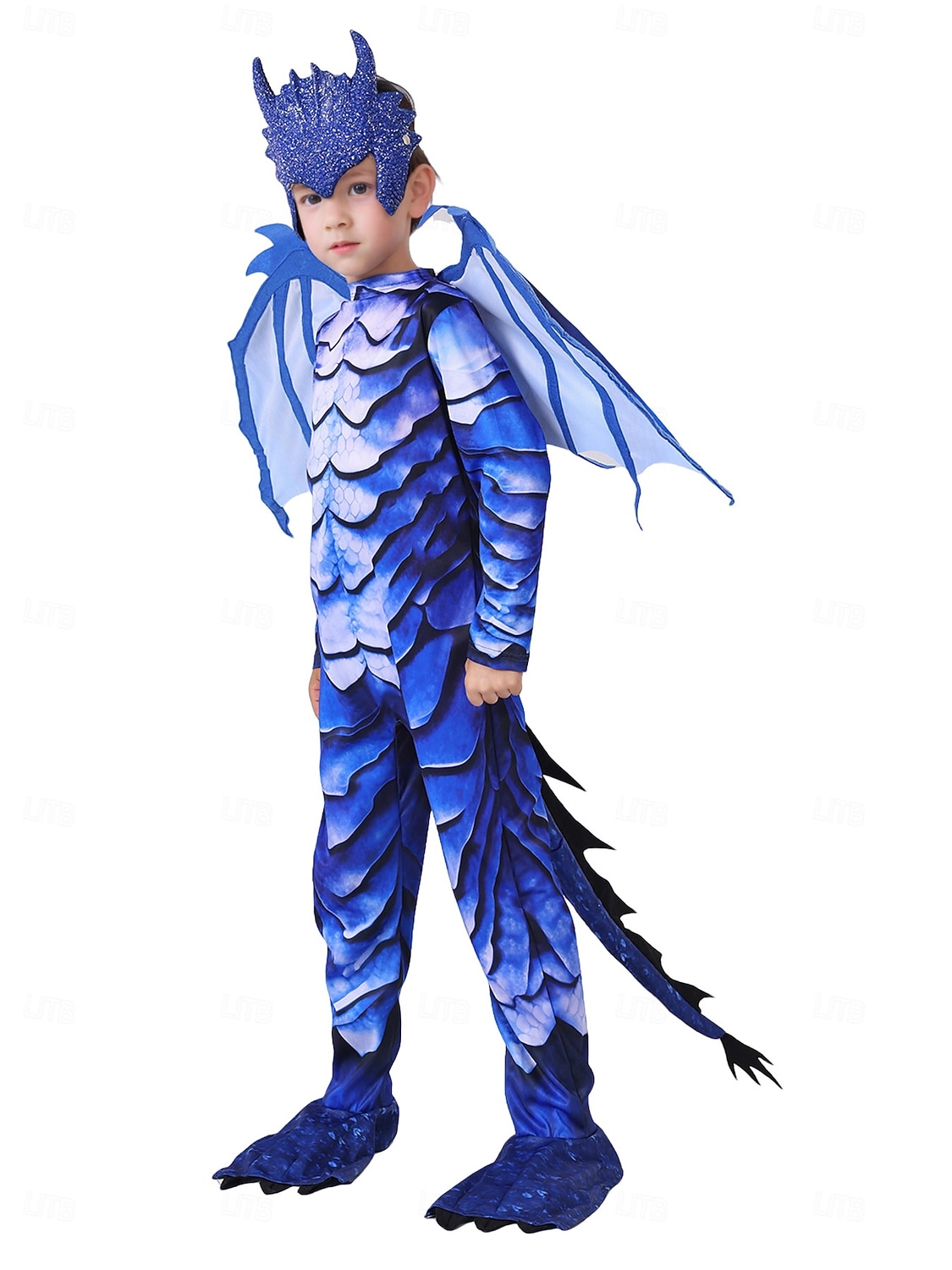 Costum Cosplay Aripi Mască balaur Petrecere / Seară Costum Cosplay Pentru copii Băieți Crăciun Zuia Copiilor Mascaradă Petrecere Halloween Mascaradă Îmbrăcați-vă 2026 - $58.99 –P4