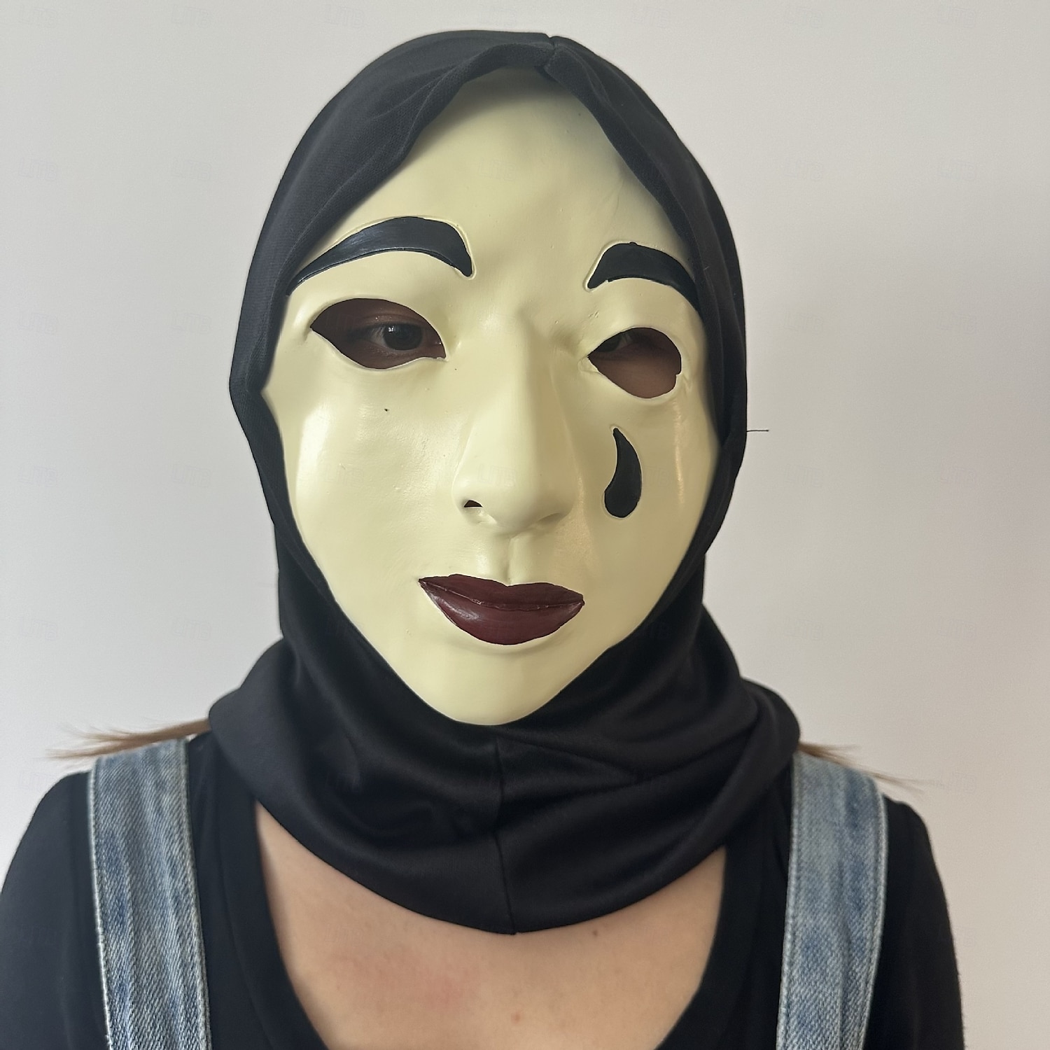Ein Spuk in Venedig Geist Maske Voller Kopf Erwachsene Herren Damen Gruseliges Kostüm Leistung Party Halloween Karneval Einfaches Karnevalskostüm 2025 - $20.99 –P1