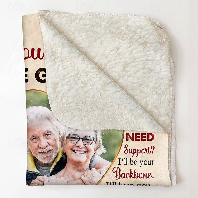 Customized Blanket Personalized Gifts Bonded by Memories Personalized Photo Blanket for Team Pride 2025 - $30.99 –P3