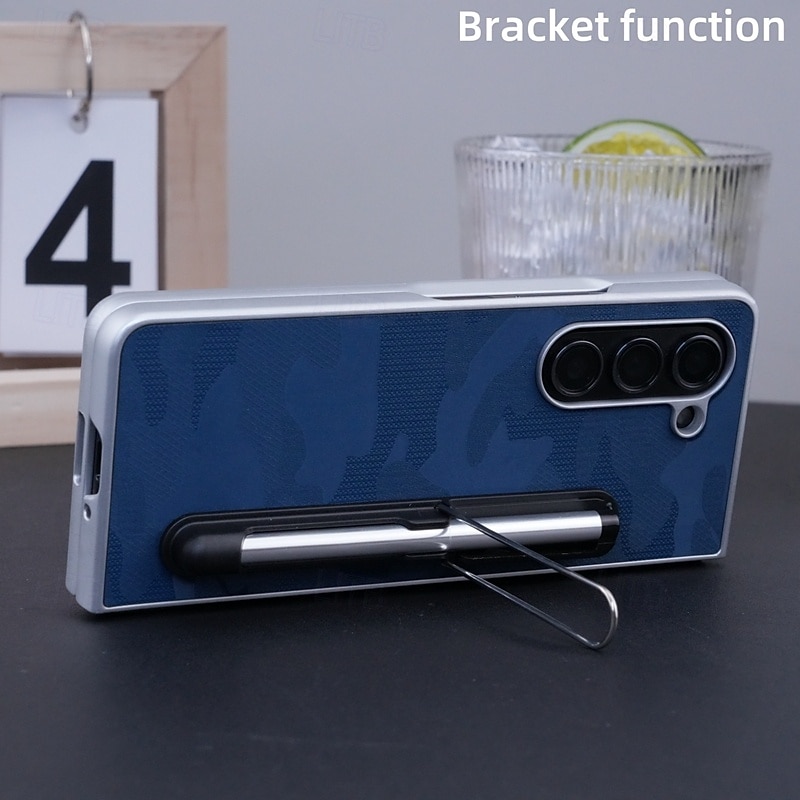 Phone Case For Samsung Galaxy Z Fold 7 Z Fold 6 Z Fold 5 Z Fold 4 Z Fold 3 Back Cover with Stand Holder with S Pen Shockproof PC 2025 - $19.99 –P3