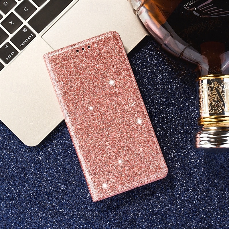 telefono Custodia Per iPhone 16 Pro Max Plus iPhone 15 Pro Max Plus iPhone 14 13 12 11 Pro Max Plus Mini SE Porta carte di credito Con supporto A calamita Glitter scintillanti Retrò TPU pelle del 2025 a $18.99 –P11