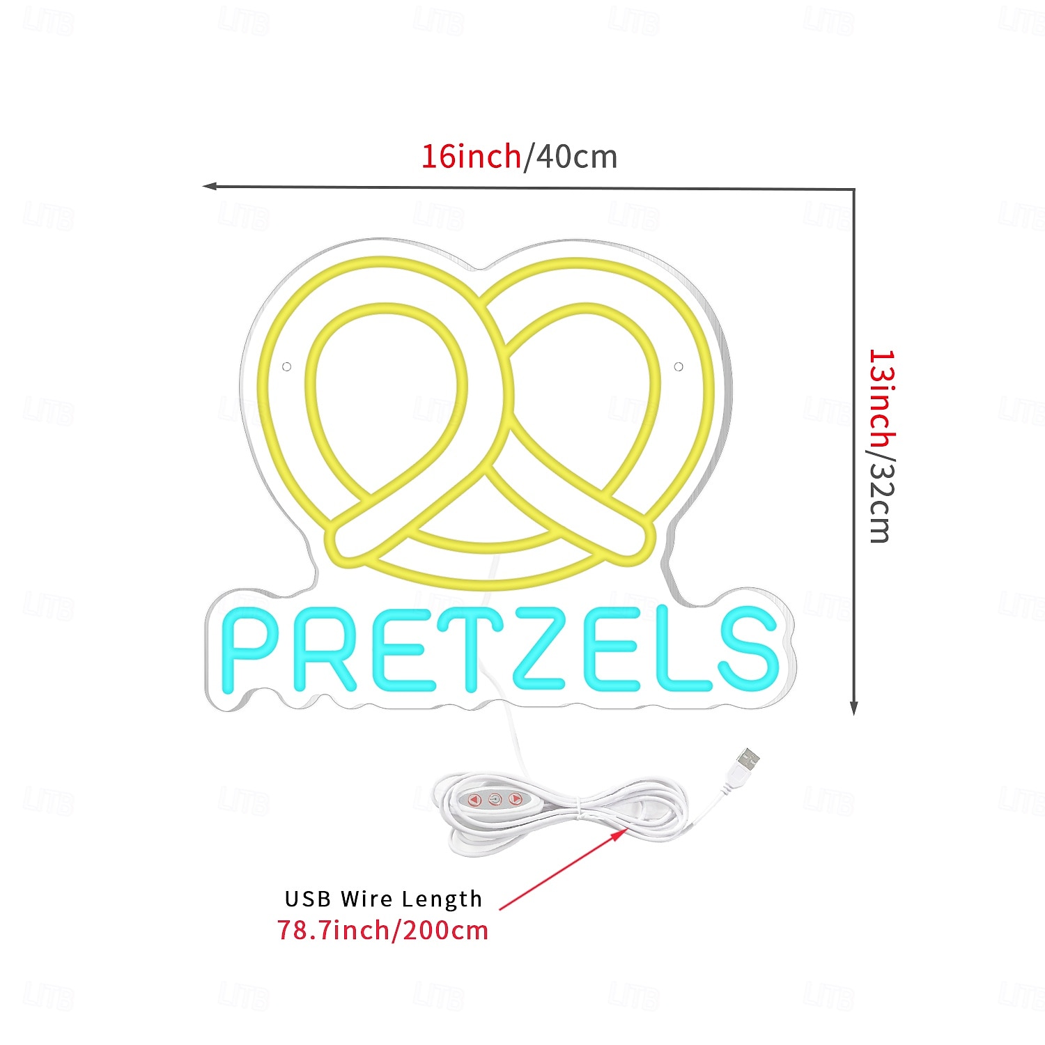 Oktoberfest Pretzels LED Neon Sign Light, Pretzels Neon Sign for Restaurant Wall Art, German Bakery Wall LED Decorations 2026 - $96.99 –P1