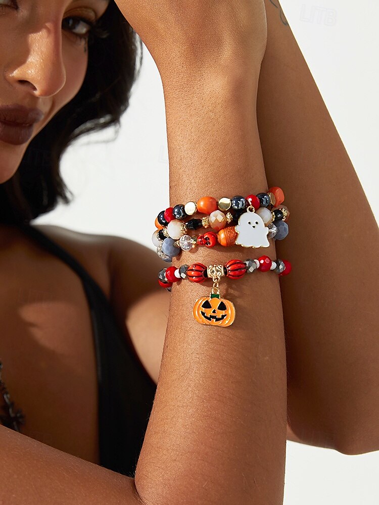 Mujer Juego de Joyas Cadenas y esclavas Brazalete de Cuentas Estilo 2 Estilo 3 Estilo 4 Legierung Helloween 2025 - $11.99 –P3