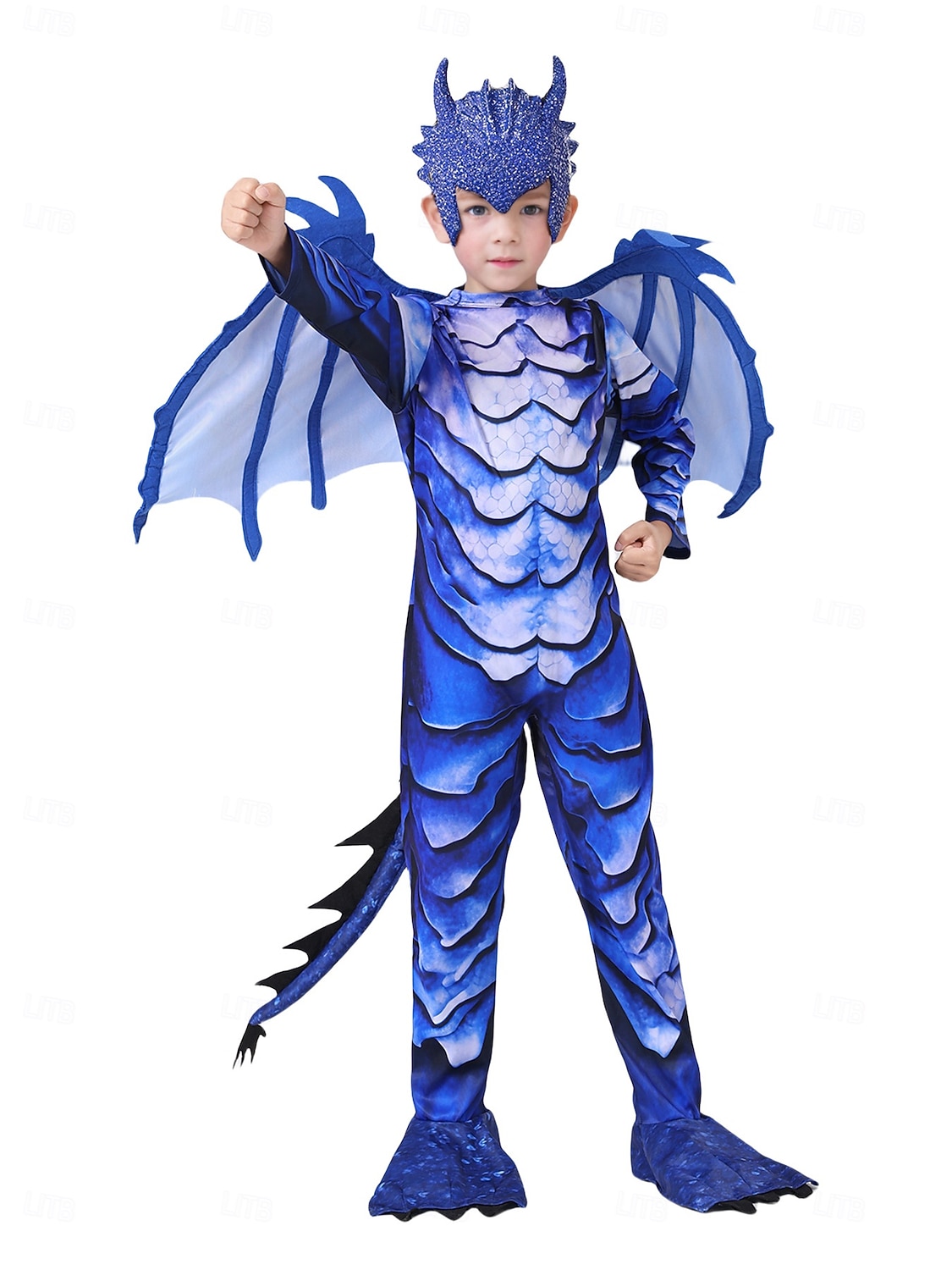 Costum Cosplay Aripi Mască balaur Petrecere / Seară Costum Cosplay Pentru copii Băieți Crăciun Zuia Copiilor Mascaradă Petrecere Halloween Mascaradă Îmbrăcați-vă 2026 - $58.99 –P6