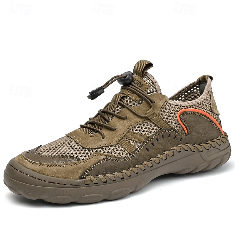 Men's Breathable Mesh Outdoor Hiking Shoes - Lightweight, Non-Slip, Quick-Dry Trail Sneakers for Summer Adventures 2025 - $54.99 –P2
