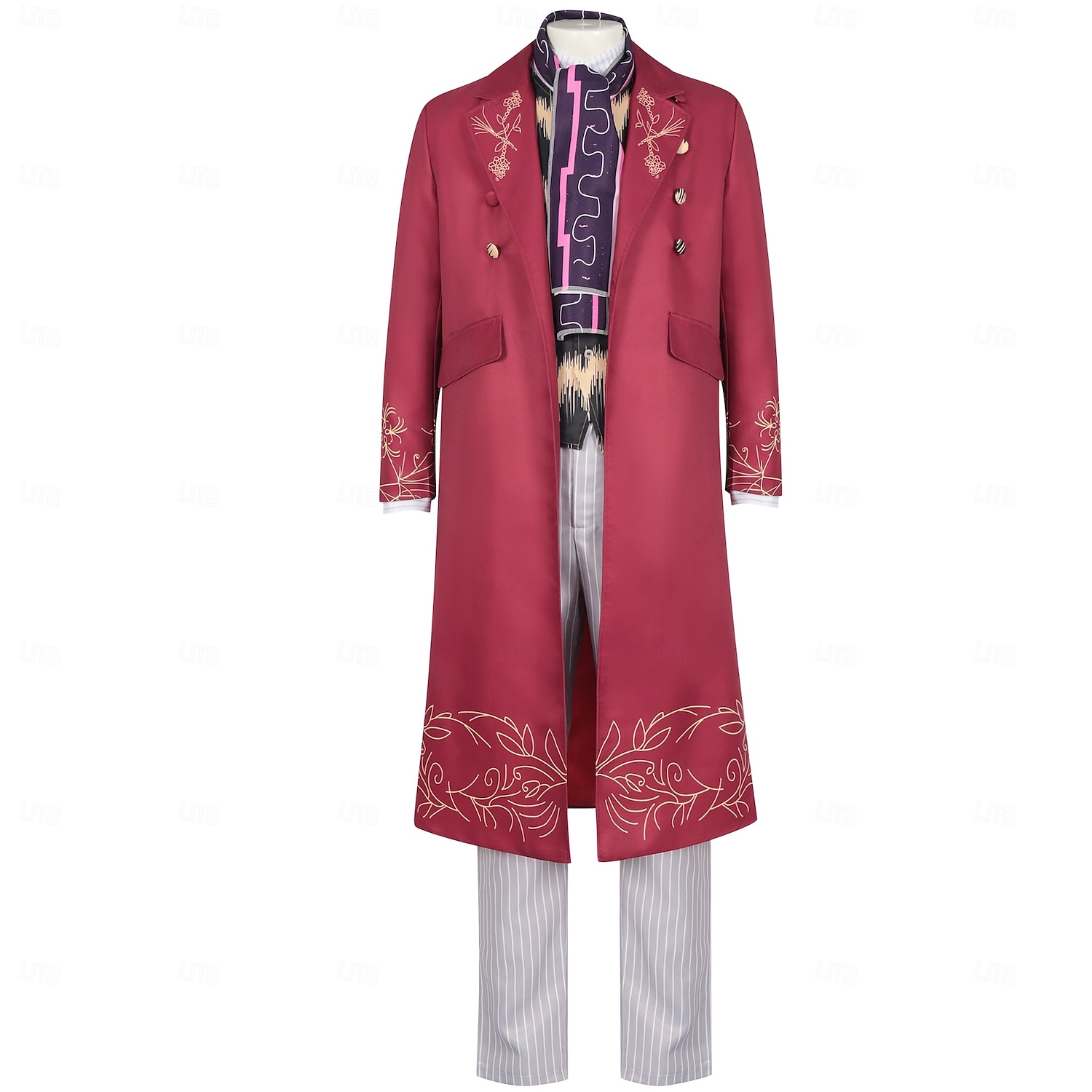 Charlie and the Chocolate Factory Wonka Willy Wonka Cosplay Costume Outfits Cosplay Movie Cosplay for Men's Adults' Carnival Masquerade Event / Party Masquerade 2025 - $140.99 –P2