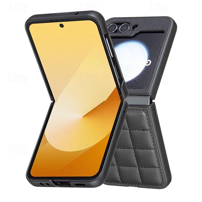 telefono Custodia Per Samsung Galaxy Capovolgi Z 6 Z Flip 5 Z Flip 4 Z Flip 3 Per retro Resistente agli urti Retrò TPU pelle sintetica del 2025 a $17.99 –P3