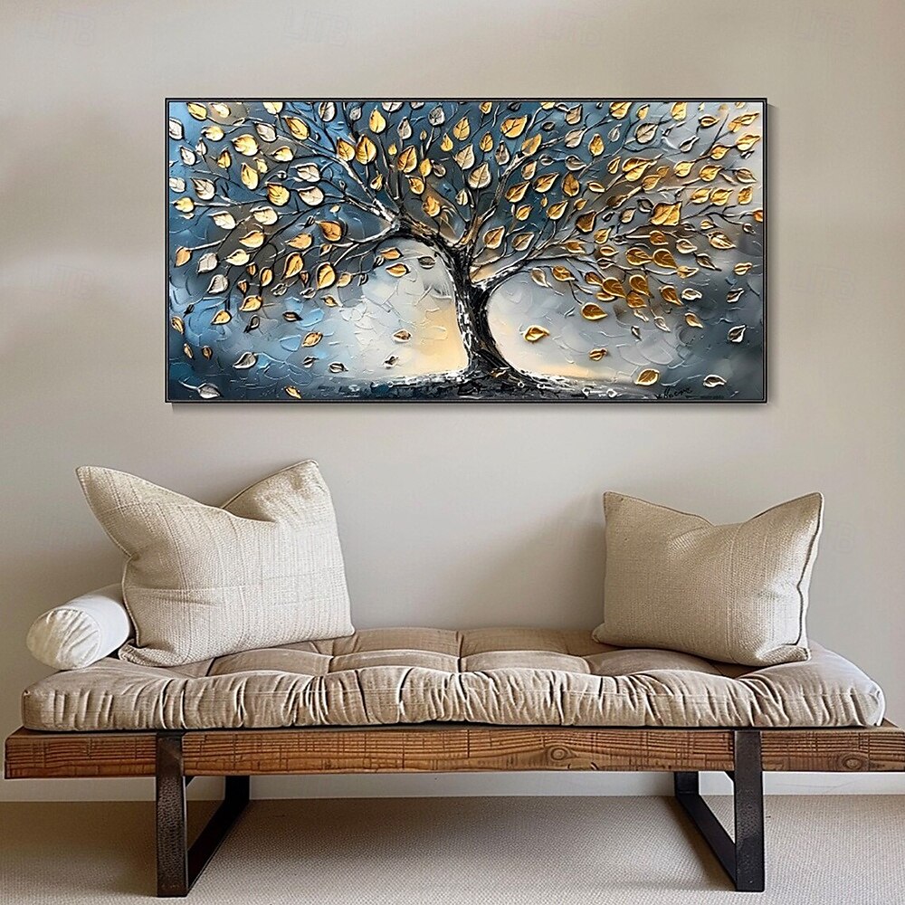 Mintura Handmade 3D Tree Texture Oil Paintings On Canvas Wall Art Decoration Modern Abstract Landscape Picture For Home Decor Rolled Frameless Unstretched Painting 2025 - $75.99 –P5