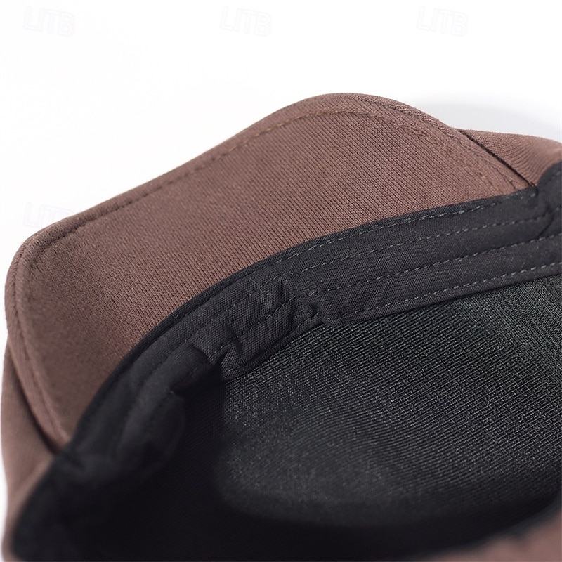 Per uomo Cappello basco Cappello Ascot Cappello da strillone Nero Blu marino Cotone Di tendenza Informale Strada Giornaliero Liscio Regolabile Crema solare Traspirante del 2025 a $12.99 –P9