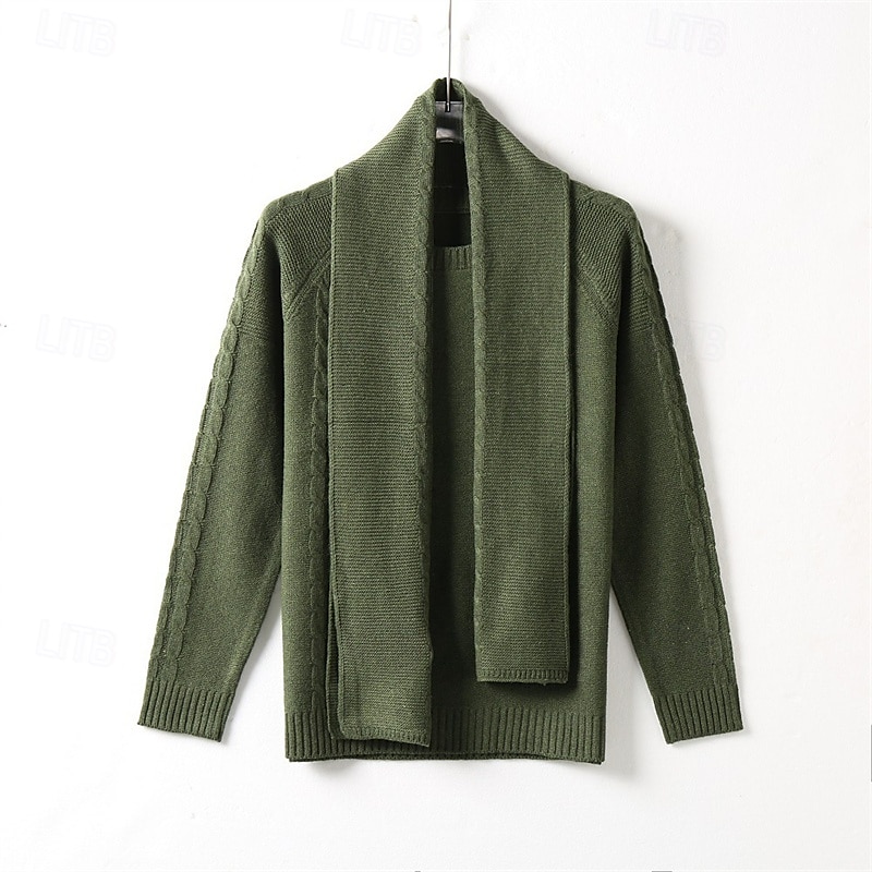 Per uomo Pullover Maglione Maglione lavorato a maglia A coste Maglia Standard Lavorato a maglia Liscio Girocollo Di tendenza Essenziale Da tutti i giorni Appuntamento Abbigliamento Autunno inverno del 2025 a $35.99 –P8