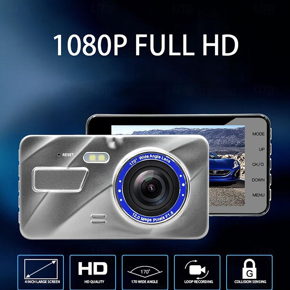 A10 1080p New Design / Full HD / HD Car DVR 170 Degree Wide Angle 4 inch IPS Dash Cam with Night Vision / G-Sensor / Parking Monitoring Car Recorder 2025 - $45.99 –P1