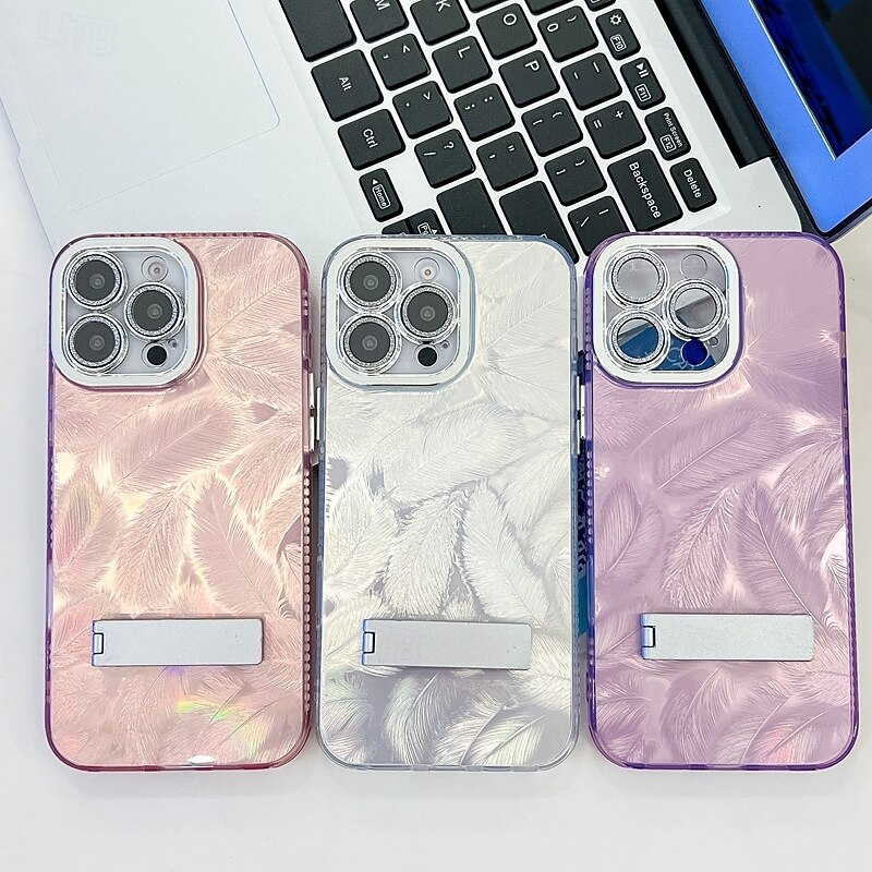 téléphone Coque Pour iPhone 16 Pro Max Plus iPhone 15 14 Pro Max Plus iPhone 13 Pro Max Coque Arriere Avec Support Protecteur d'objectif de caméra Antichoc Placage PC de 2025 ? $13.99 –P17