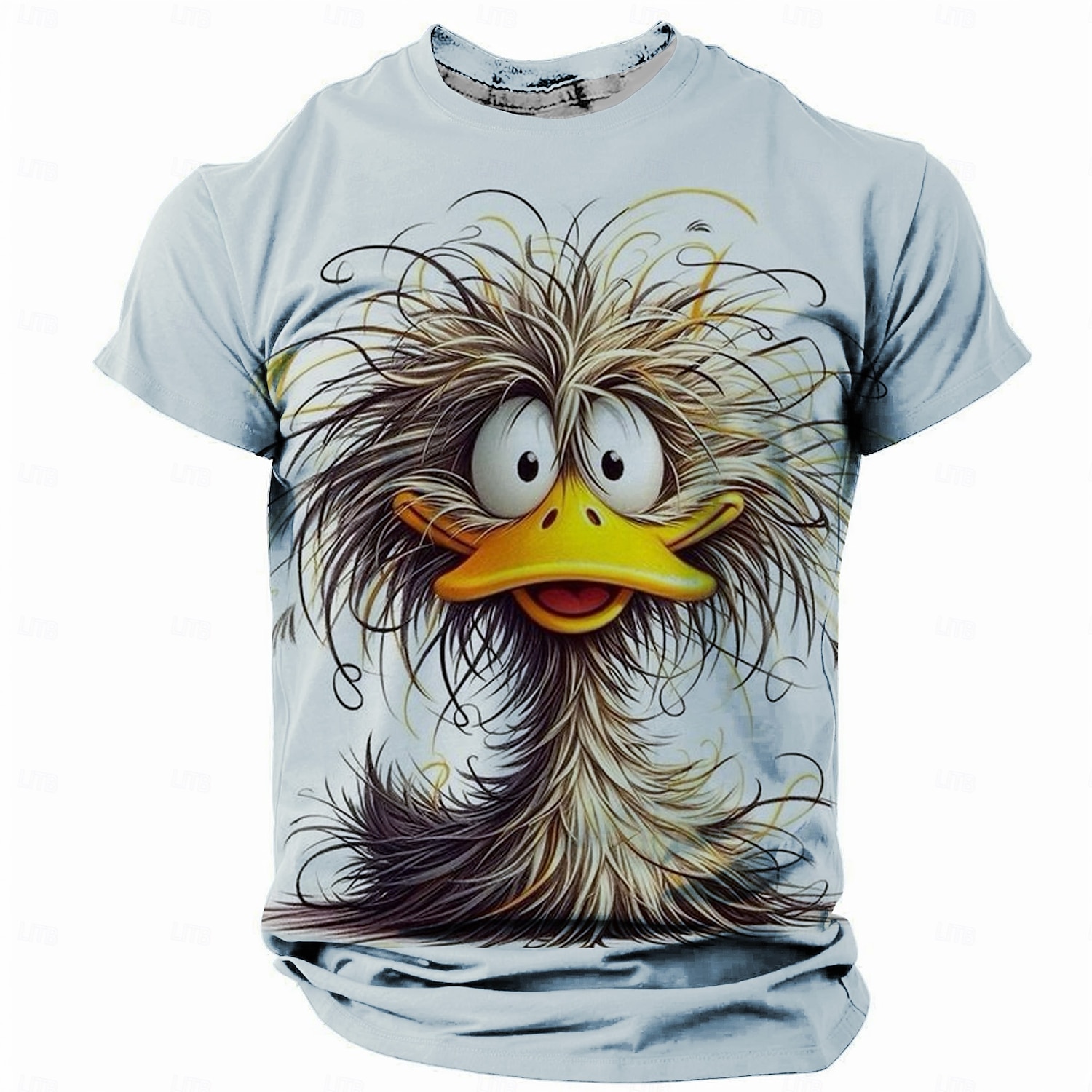 Men's Animal Funny T Shirt Short Sleeve T shirt 3D Print Crew Neck Shirt Retro Vintage Casual Street Casual Bar Light Blue White Khaki Spring & Summer Clothing Apparel S M L XL XXL XXXL 2025 - $17.99 –P4
