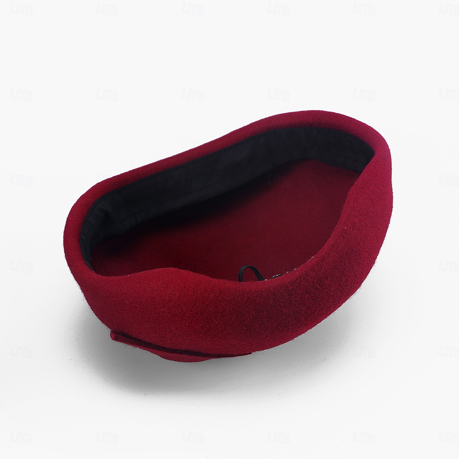 Hats 100% Wool Beret Hat Saucer Hat Wedding Tea Party Elegant Wedding With Bowknot Pure Color Headpiece Headwear 2025 - $39.99 –P17