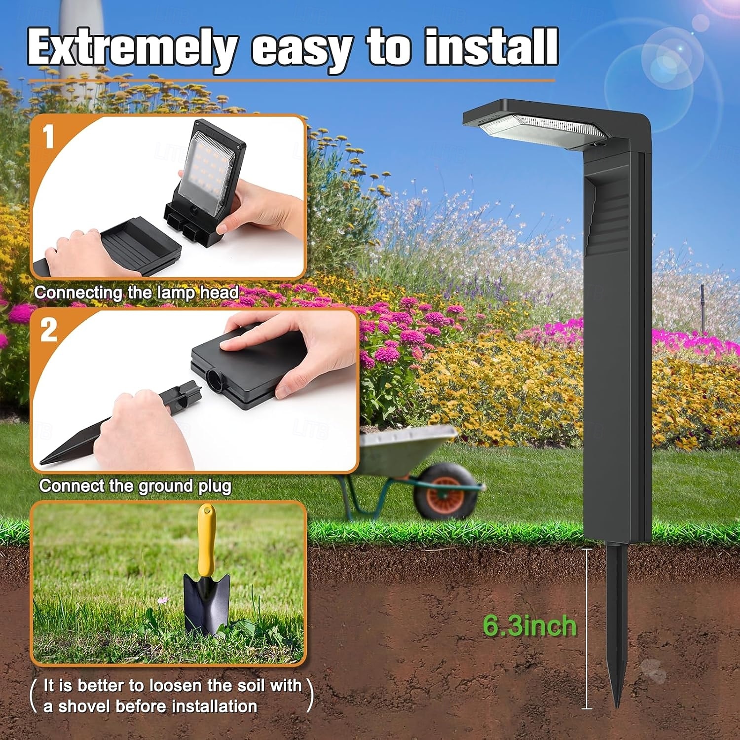 LED Solar Pathway Lights Outdoor Waterproof Bright Landscape Path Lights for Yard Patio Backyard Lawn Driveway Walkway Garden Decorative with Warm and Cool White Light 2026 - $41.99 –P9