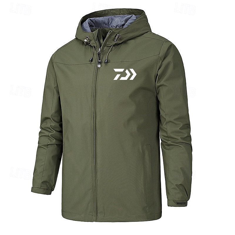 Men's Softshell Jacket Hiking Jacket Spring Autumn / Fall Outdoor Waterproof Lightweight Jacket Windbreaker Jacket Traveling Black Army Green Red Navy Blue Blue 2026 - $35.99 –P4