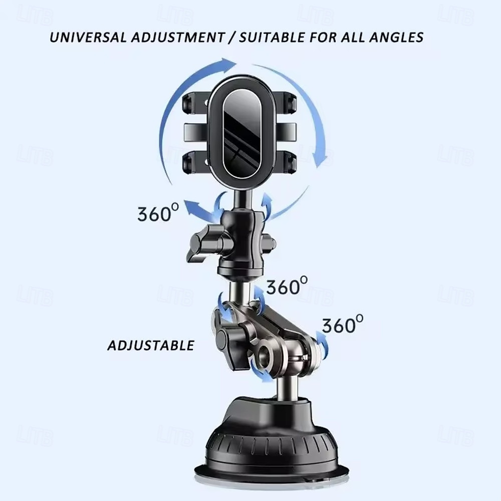suporte para telefone de carro gravação de vídeo braço mágico universal sucção suporte para telefone de carro montagem pára-brisa janela vidro tiro de 2025 por $32.99 –P3