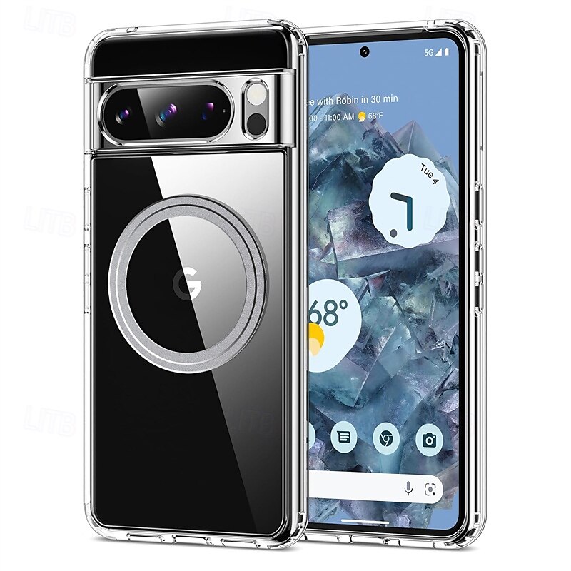 телефон Кейс для Назначение Пиксель 9 Про Pixel 8 Pro Pixel 7 Pro Пиксель 9а Кейс на заднюю панель Поддержка беспроводной зарядки Защита от удара ТПУ ПК 2025 - $18.99 –P8