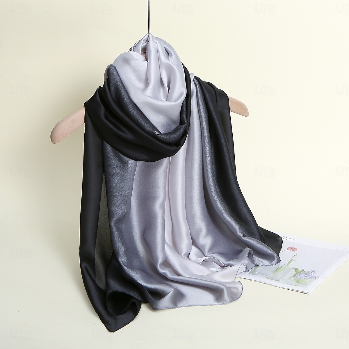 scialle da donna in seta per feste, abiti da sera, damigelle d'onore, lunghe sciarpe in seta per colori da matrimonio del 2025 a $24.99 –P13