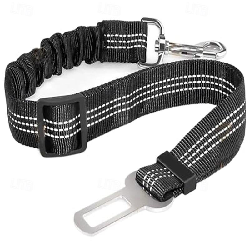 Cinturón de seguridad para perros ajustable para automóviles elástico bungee arnés de perro fuerte para automóvil enganche giratorio de 360° cinturón de seguridad de perro duradero para automóvil 2025 - $21.99 –P3