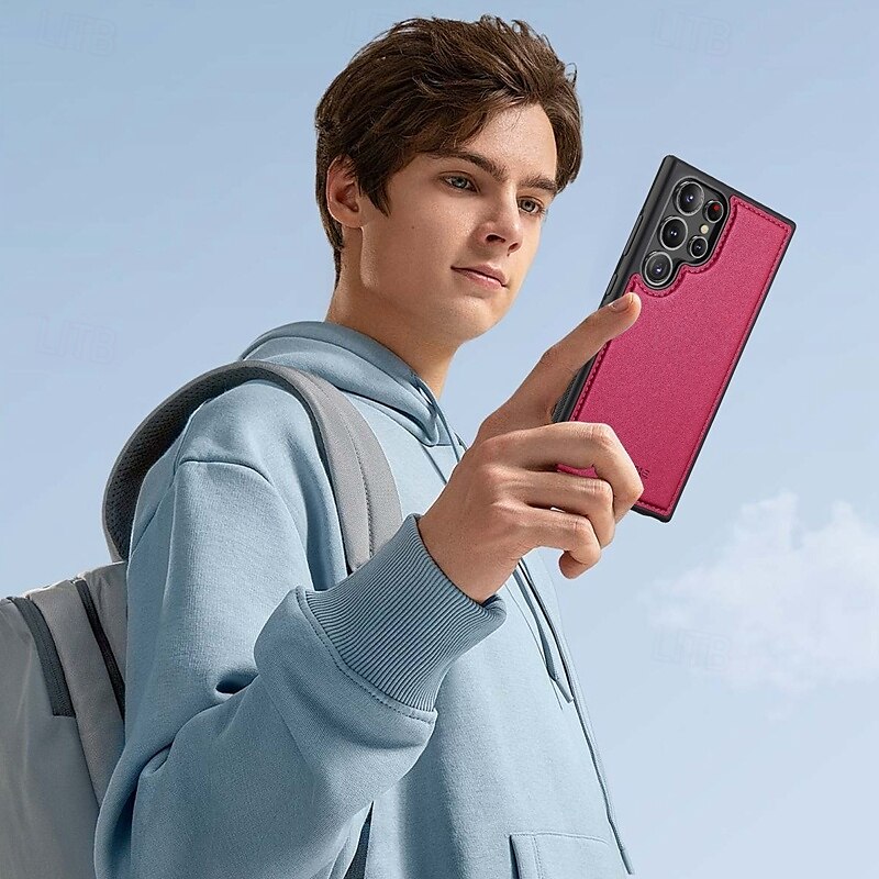puhelin Etui Käyttötarkoitus Samsung Galaxy S24 Ultra Plus S23 Ultra Plus S22 Plus Ultra S21 FE A55 A35 A25 A15 5G A54 A34 A14 S20 FE S25 Ultra Takakuori Lompakkokorttikotelo Tuella Irroitettava 2025 - $21.99 –P2