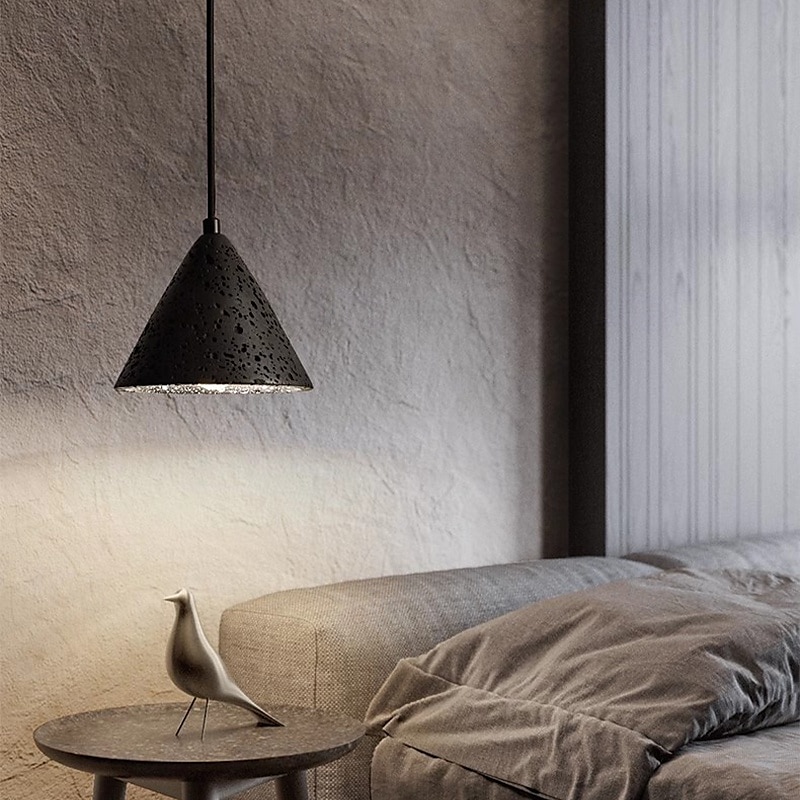lampada a sospensione a led bianco caldo 1/2/3/4 luci postmoderna moderna nordica illuminazione a sospensione in metallo semplice paralume affusolato ristorante lampada a sospensione per isola cucina del 2025 a $168.99 –P9