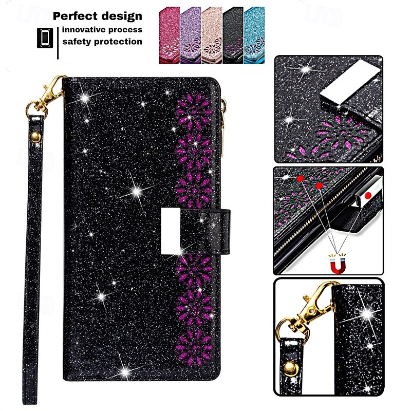 Phone Case For iPhone 16 Pro Max Plus iPhone 15 Pro Max Plus iPhone 14 13 12 11 Pro Max Plus Mini SE Wallet Case with Stand Holder Magnetic Zipper Retro TPU PU Leather 2025 - $24.99 –P20