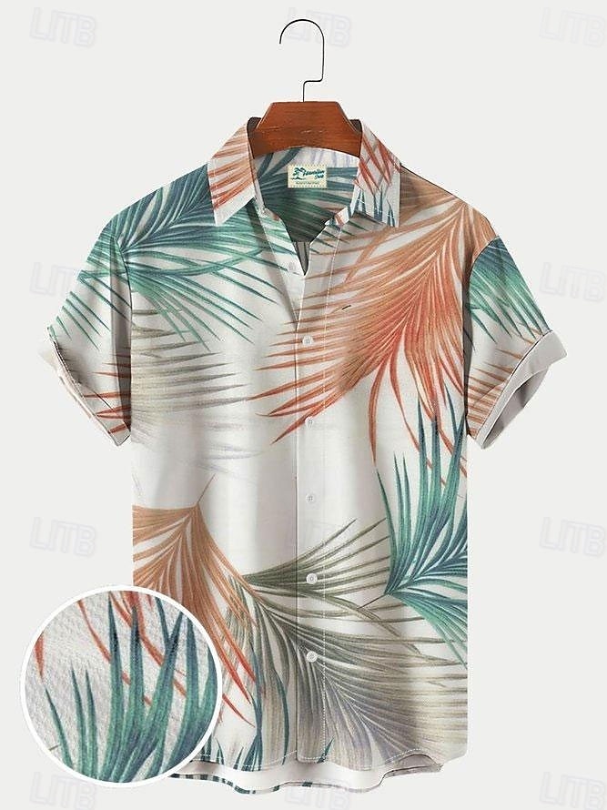 Herren Farbblock Westernhemd Knopfhemd Cowboy-Shirt Kurzarm Modisch Strassenmode Designer Outdoor Täglich Festtage Sommer Frühling Umlegekragen Bedruckt Button-Down Weiß Gelb Hellgrün Rosa Schwarz 2025 - $24.99 –P7