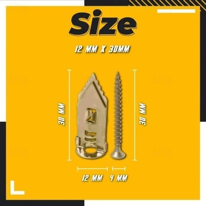 Self-Drilling Anchors Screws - Carbon Steel, Zinc-Plated, No-Drill Wall Anchors for Hanging Home Decor 2026 - $11.99 –P5