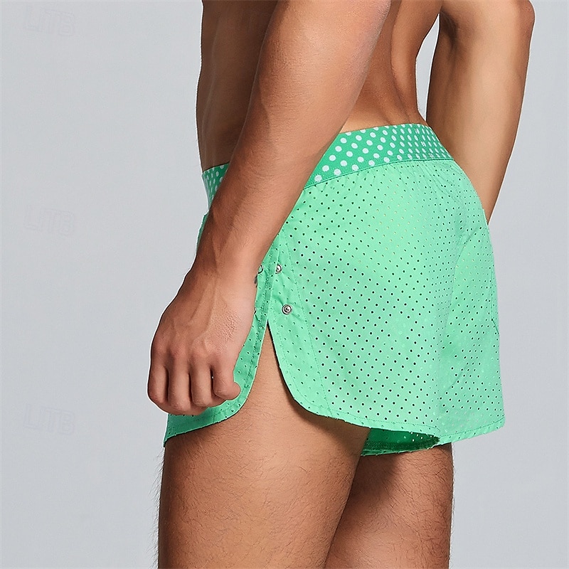 Herren 1 pc Unterwäsche Boxer Boxer-Shorts 100% Baumwolle Atmungsaktiv Weich Komfortabel Buchstabe Mittlere Hüfthöhe Schwarz Rosa 2025 - $16.49 –P11