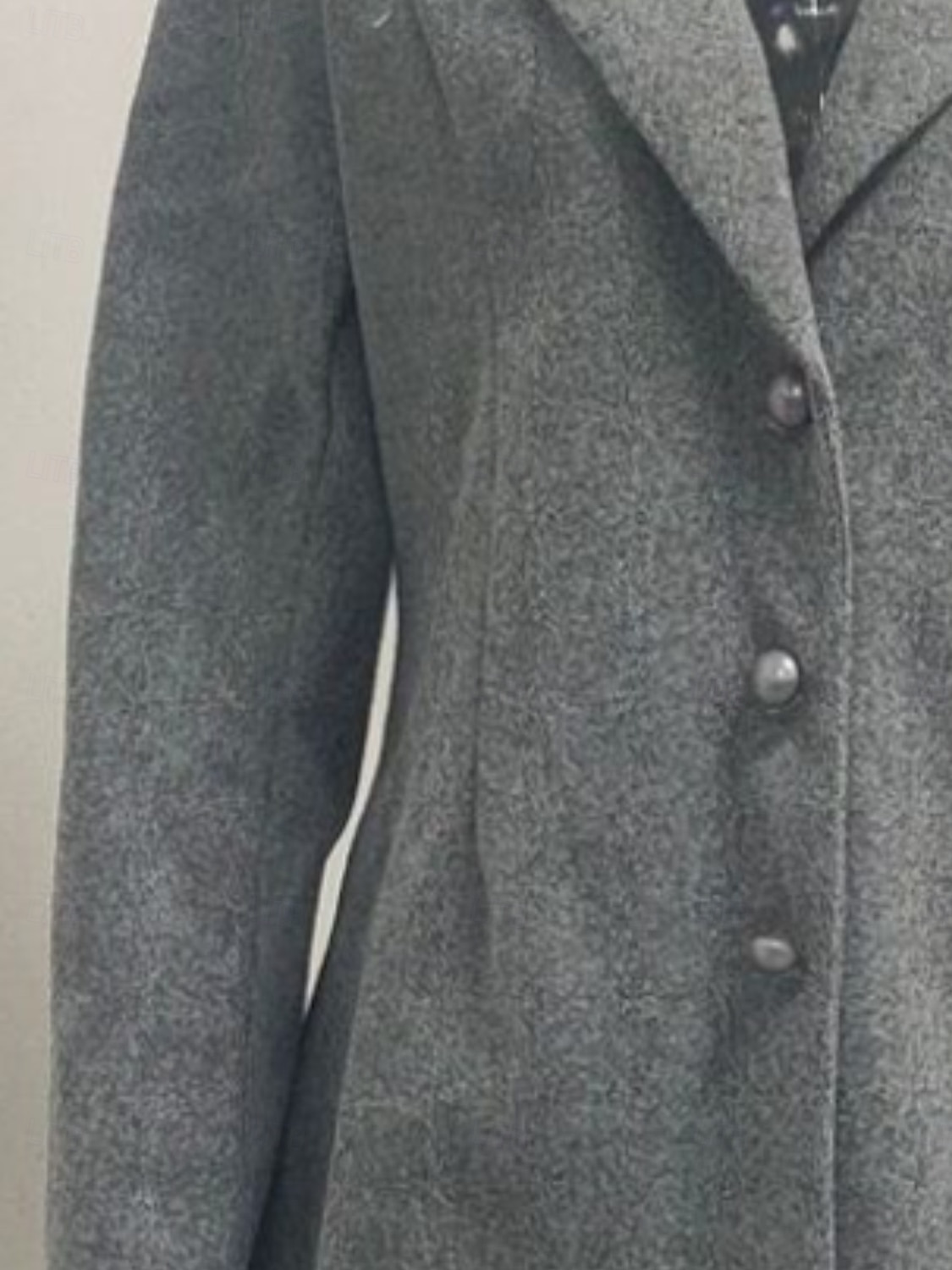 Dam Vinterkappa Fritids- Helgdag Dagliga kläder Höst Vinter Normal Täcka Normal Stylish Ledigt Jacka Långärmad Ensfärgat Pälskrage Svart Gul Grå 2025 - $47.99 –P6