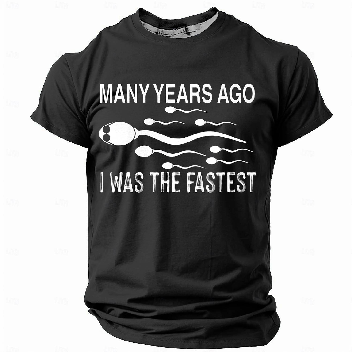 Men's Adult Humor Funny Slang T shirt Short Sleeve T shirt 3D Print Crew Neck Shirt Retro Vintage Casual Street Style Street Sports Outdoor Casual Black Blue Brown Spring & Summer Clothing Apparel S 2025 - $17.99 –P5
