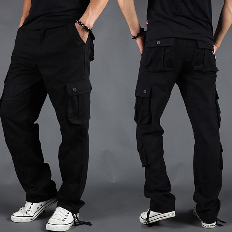 Pánské Kargo kalhoty Taktické kalhoty Kalhoty Dağcı Pantolonu Knoflíky Multi kapsa Bez vzoru Nositelný Venkovní Denní Outdoor a turistika Módní Klasické Šedozelená Travní zelená 2025 - $31.99 –P6