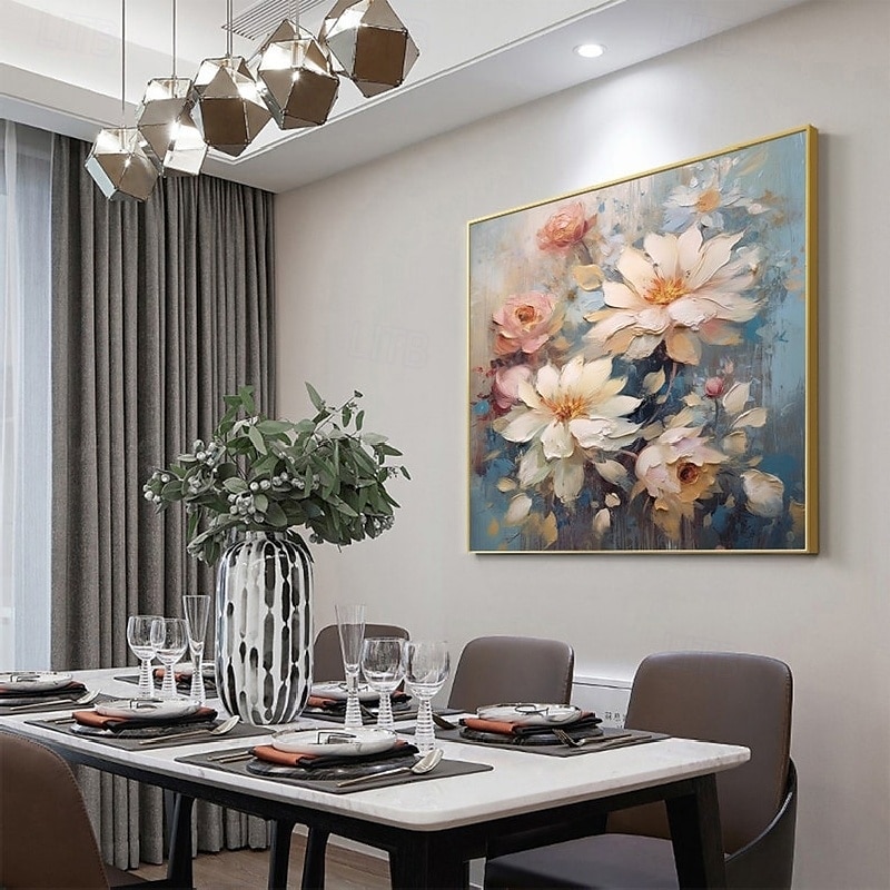 dipinto a mano astratto fiore dipinto a olio fatto a mano astratto albero in fiore dipinto a olio albero colorato in fiore su tela pianta fatta a mano dipinto floreale opera d'arte pittura paesaggio del 2025 a $108.99 –P11