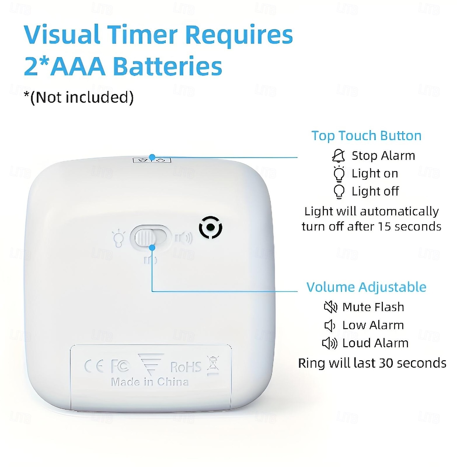 minut timer nedräkning timer tidshantering verktyg kök timer unicorn barn timer 2025 - $31.99 –P9