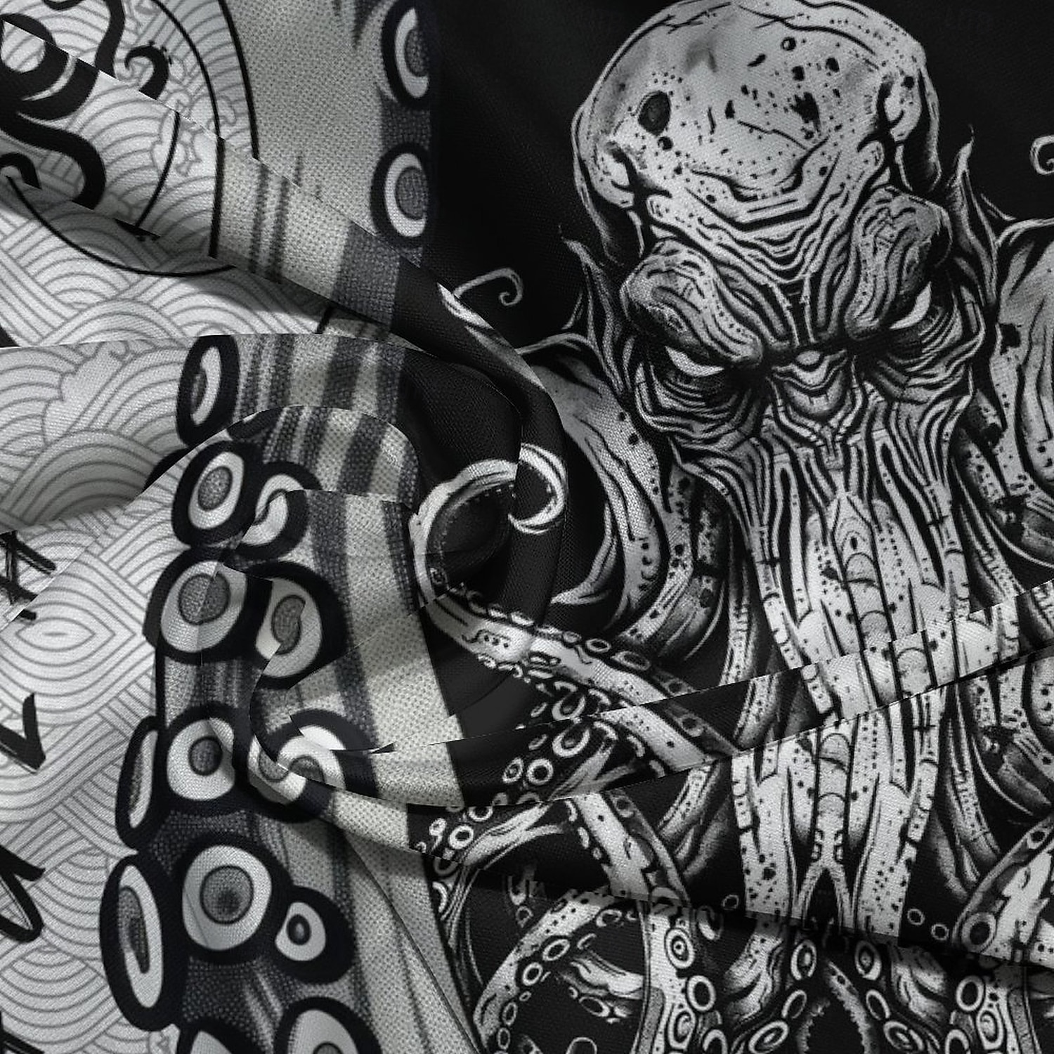 Pánské Grafika Gotický horor Chobotnice Kapuce Kapucky Mikina Módní Denní Dlouhý rukáv Kapuce Dovolená Streetwear Černošedá Potisk Fleece Zima Jaro & podzim Návrhář 2025 - $31.99 –P6