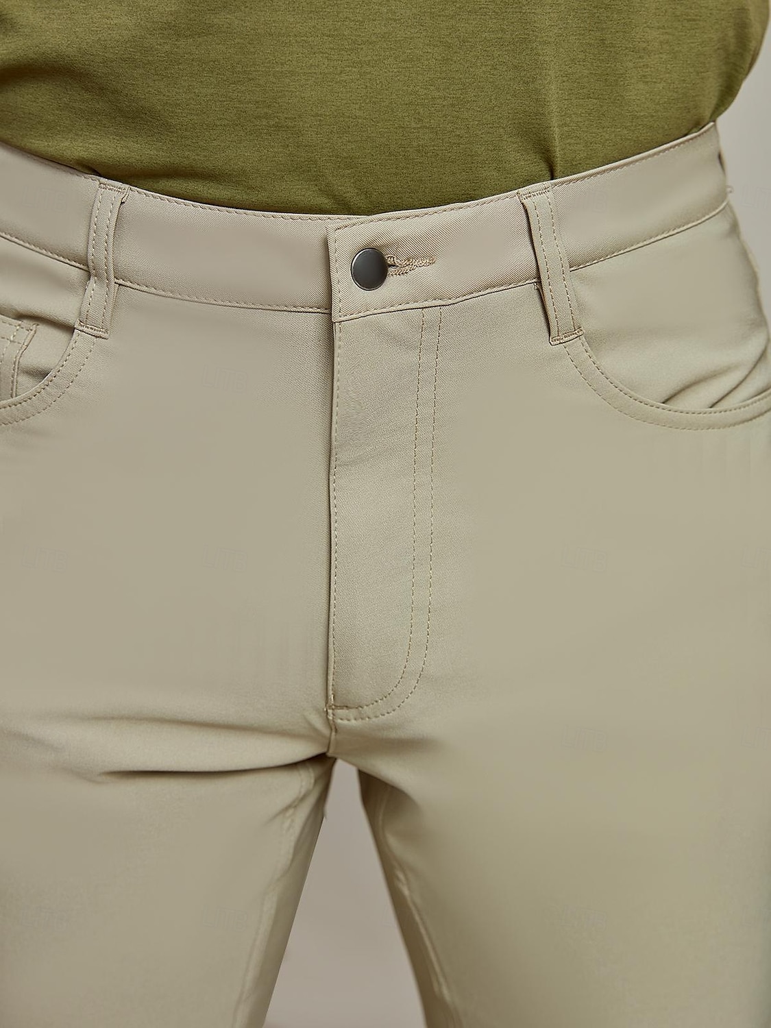 Herr Golfbyxor Khaki grön Underdelar Golfkläder Kläder Outfits Bär kläder 2025 - $7.59 –P10