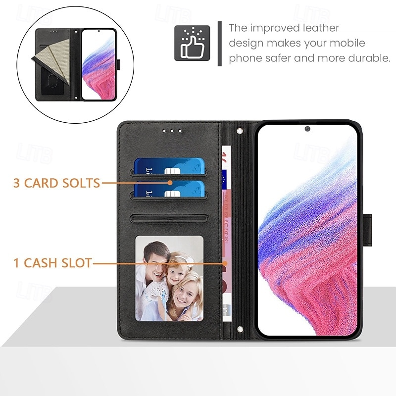 Phone Case For Samsung Galaxy S24 Ultra Plus S23 S22 S21 S20 Ultra Plus FE A55 A35 A25 A15 5G A54 A34 A14 A73 A53 A33 A23 A13 A72 A52 A42 A32 A22 A12 A02 S25 Ultra Back Cover with Stand Holder 2025 - $13.99 –P5