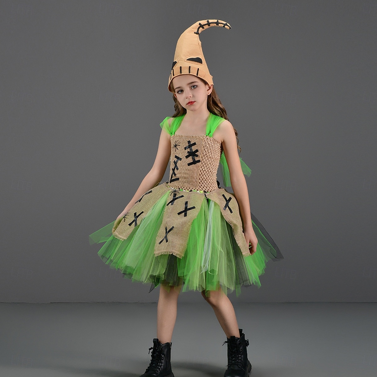 The Nightmare Before Christmas Oogie Boogie Costume Tutu Kid's Girls' Dress Up Party Christmas Children's Day Easy Carnival Costume 2025 - $30.99 –P11
