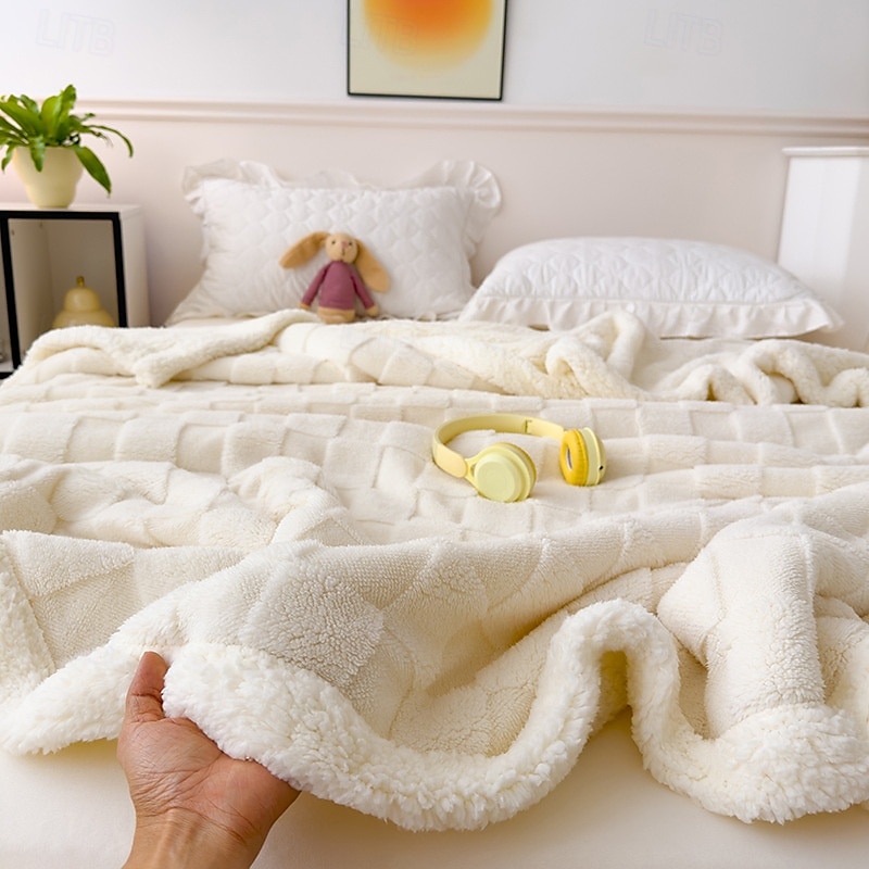 Wolldecke – warm und atmungsaktiv für ganzjährigen Komfort – aus hochwertiger Wolle gefertigt für Langlebigkeit – perfekt zum Übereinanderlegen, Kuscheln oder um Ihrem Raum eine gemütliche Note zu verleihen 2025 - $31.99 –P12