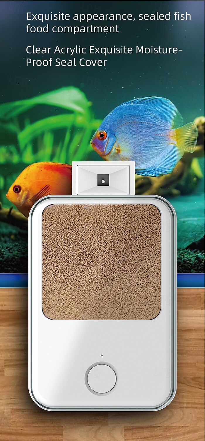 WiFi Remote Automatic Feeding Intelligent Timing Automatic Feeder Aquarium Goldfish Feeder 2025 - $37.99 –P3