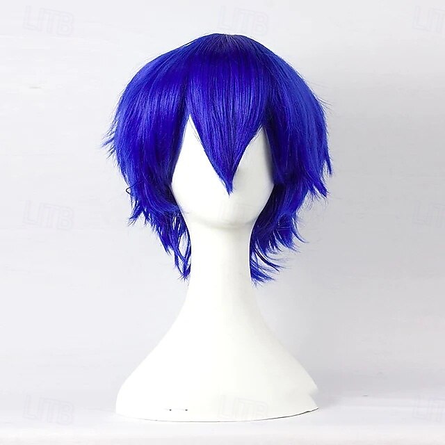 parrucche sintetiche corte anime lisce con frangia, parrucca cosplay per feste in costume anime resistente alle alte temperature per uomini e donne del 2025 a $12.99 –P13