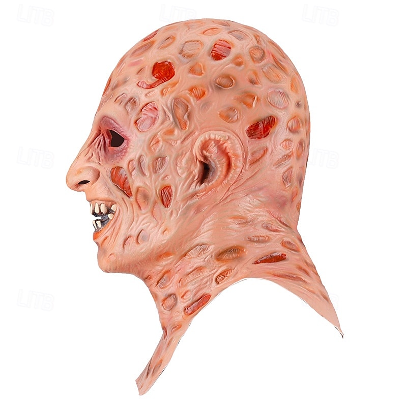 Mindszentek napja Freddy Krueger Maszk Halloween-kellékek Felnőttek Férfi Borzalom Ijesztő jelmez Mindszentek napja Farsang Könnyű farsangi jelmez 2025 - $23.99 –P10