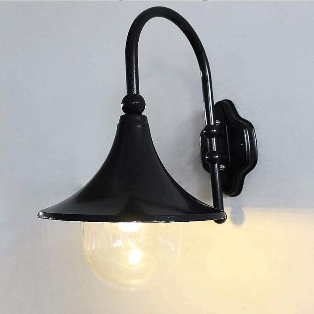 luz de parede externa led fonte de luz de 3 cores 1 luz à prova d'água ip55 elegância lanterna de alumínio à prova de chuva lâmpada de parede luz de rua luz de quintal de parede de villa 110-240v de 2025 por $111.99 –P1
