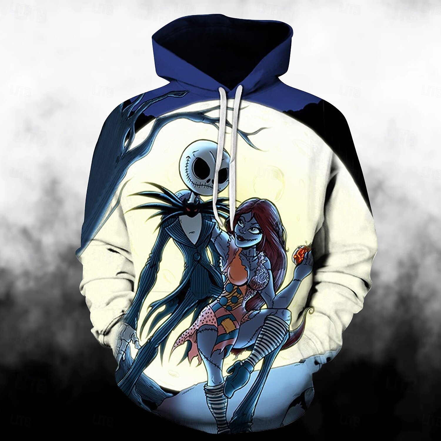 předvečer Všech svatých Kostlivec Kapuce Pullover Vtipná vánoční mikina s kapucí Tisk 3D Přední kapsa Grafika Pro Pro páry Pánské Dámské Dospělé předvečer Všech svatých Karneval Plesová maškaráda 3D 2025 - $29.99 –P4
