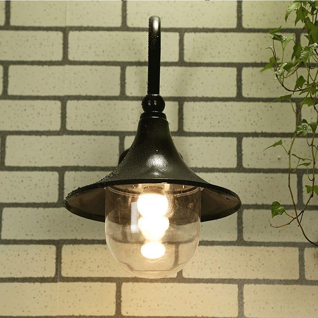 luz de parede externa led fonte de luz de 3 cores 1 luz à prova d'água ip55 elegância lanterna de alumínio à prova de chuva lâmpada de parede luz de rua luz de quintal de parede de villa 110-240v de 2025 por $111.99 –P4