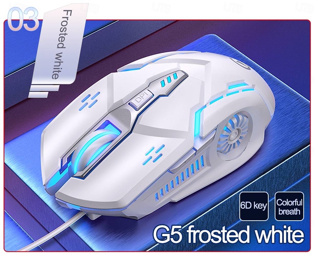 Gaming Mouse Professional Wired 6 Button 3200DPI LED Optical USB Computer Mouse Game Mice for PC Laptop Gamer 2025 - $20.99 –P6