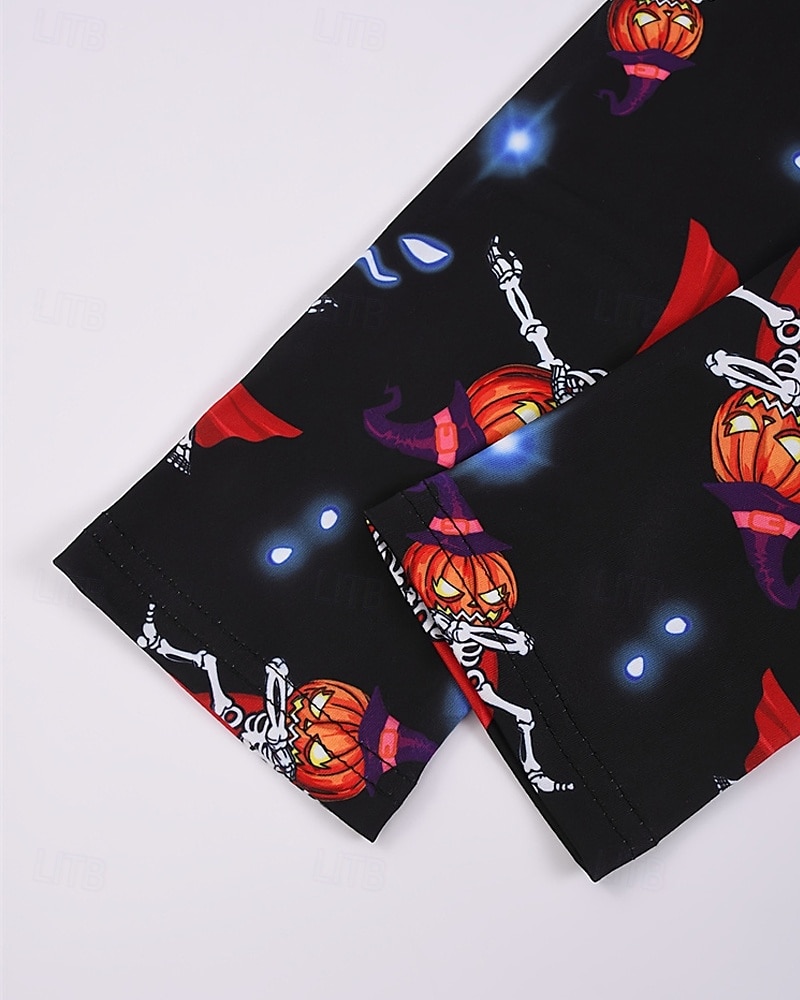 Para Meninos 3D Abóbora Conjuntos de pijama Conjuntos de pijama com camiseta e calça Manga Longa Impressão 3D Outono Inverno Ativo Básico Poliéster Infantil 4 anos + Gola Redonda Casa Diário Normal de 2025 por $16.49 –P7