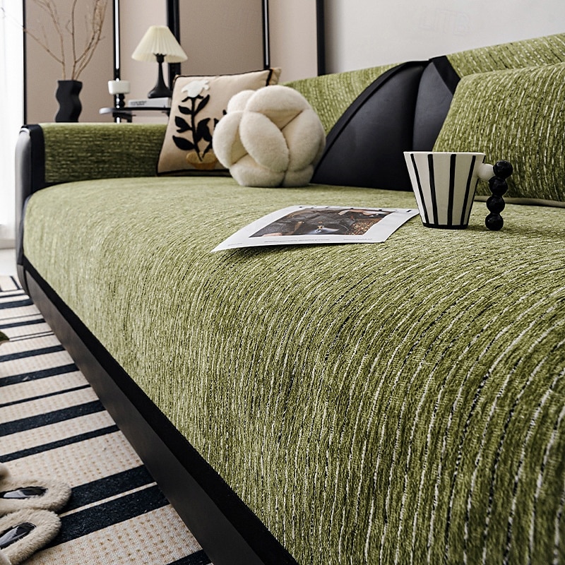 housse de canapé en chenille toutes saisons - tissu doux et durable pour un confort toute l'année - design élégant qui met en valeur n'importe quel espace de vie - protège votre canapé des de 2025 ? $24.99 –P6