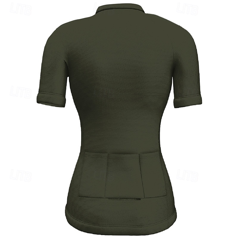Femmes Maillot de cyclisme Dessin animé Manche Courte Cyclisme T-shirt Top avec 3 poches arrière VTT Vélo tout terrain Cyclisme sur route Séchage Rapide Fermeture Éclair Frontale Évacuation de de 2025 ? $30.99 –P7